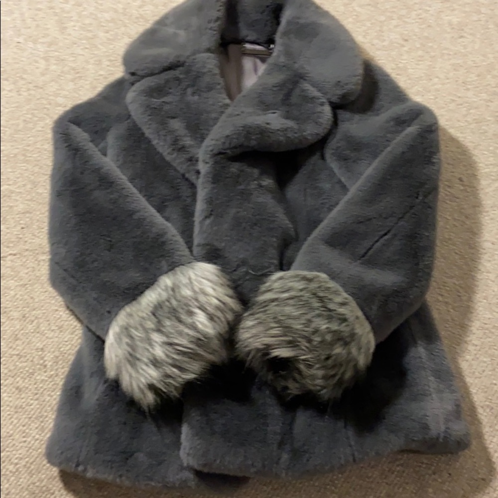 Diane VonFurstenburg Faux Fur Coat